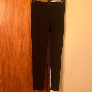 Black nylon dress pants